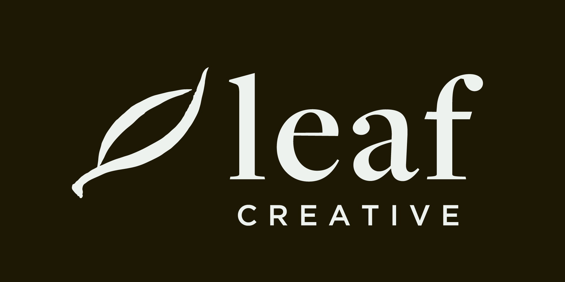 Leaf Creative logo design