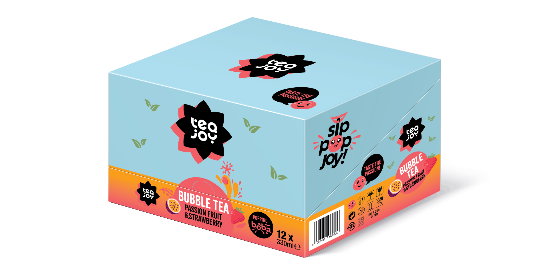 TeaJoy Outer Tray Packaging