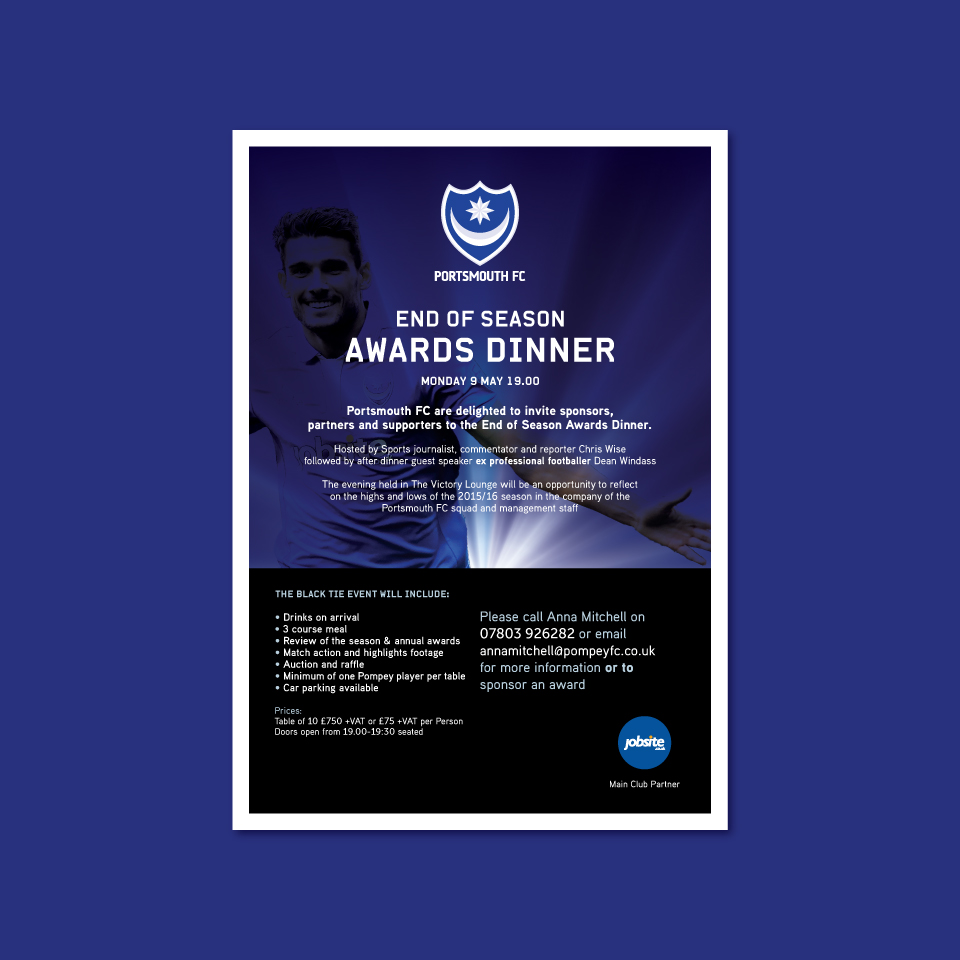 Portsmouth Football Club Awards Dinner