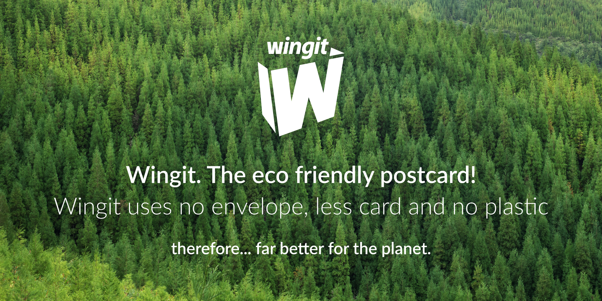 Brond Wingit Eco Friendly Postcard