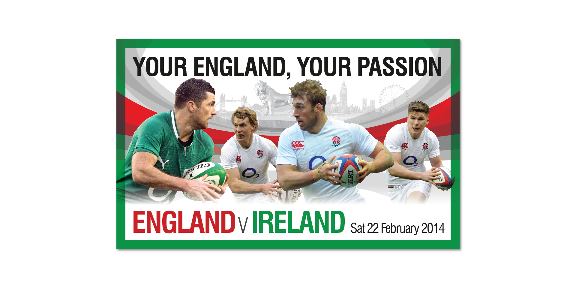 Your England Your passion England Rugby Travel Advert