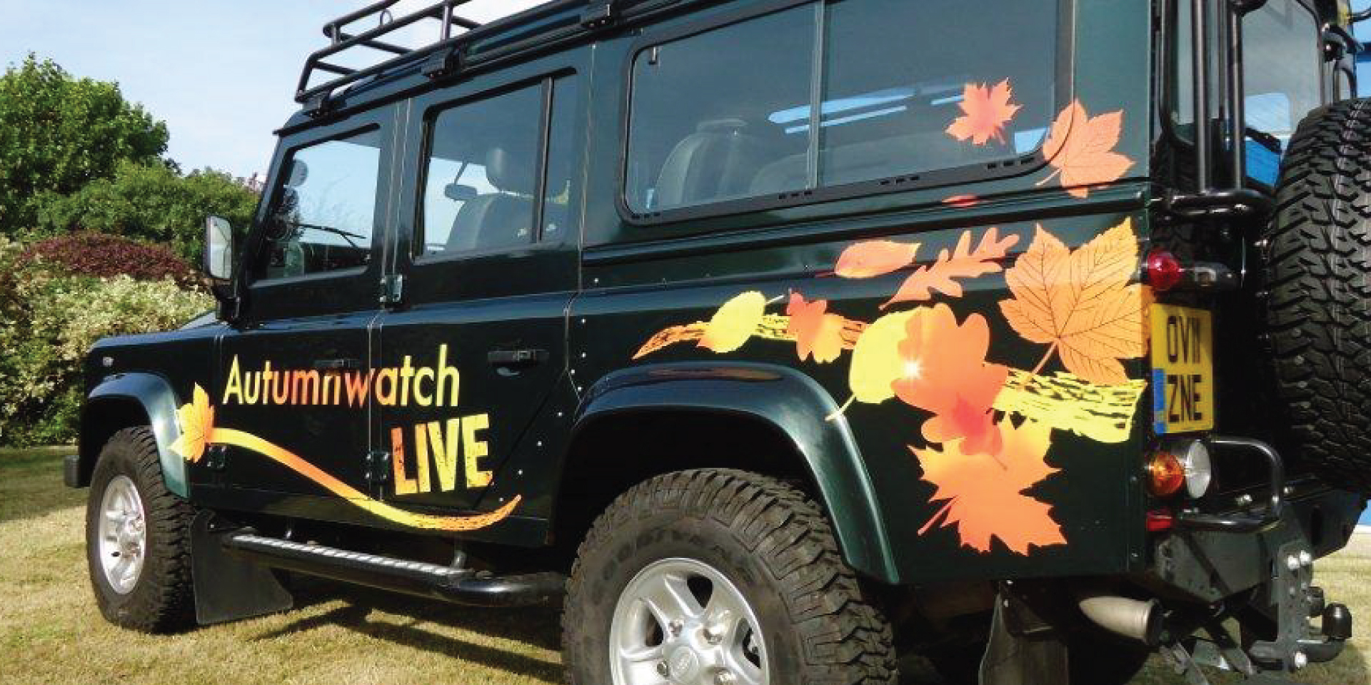 BBC Autumnwatch Live vehicle graphics design