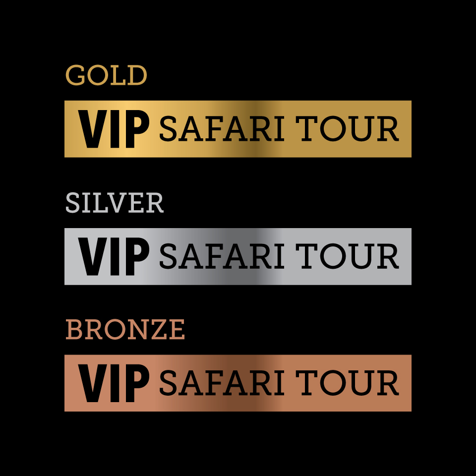 Longleat VIP brand bronze silver gold