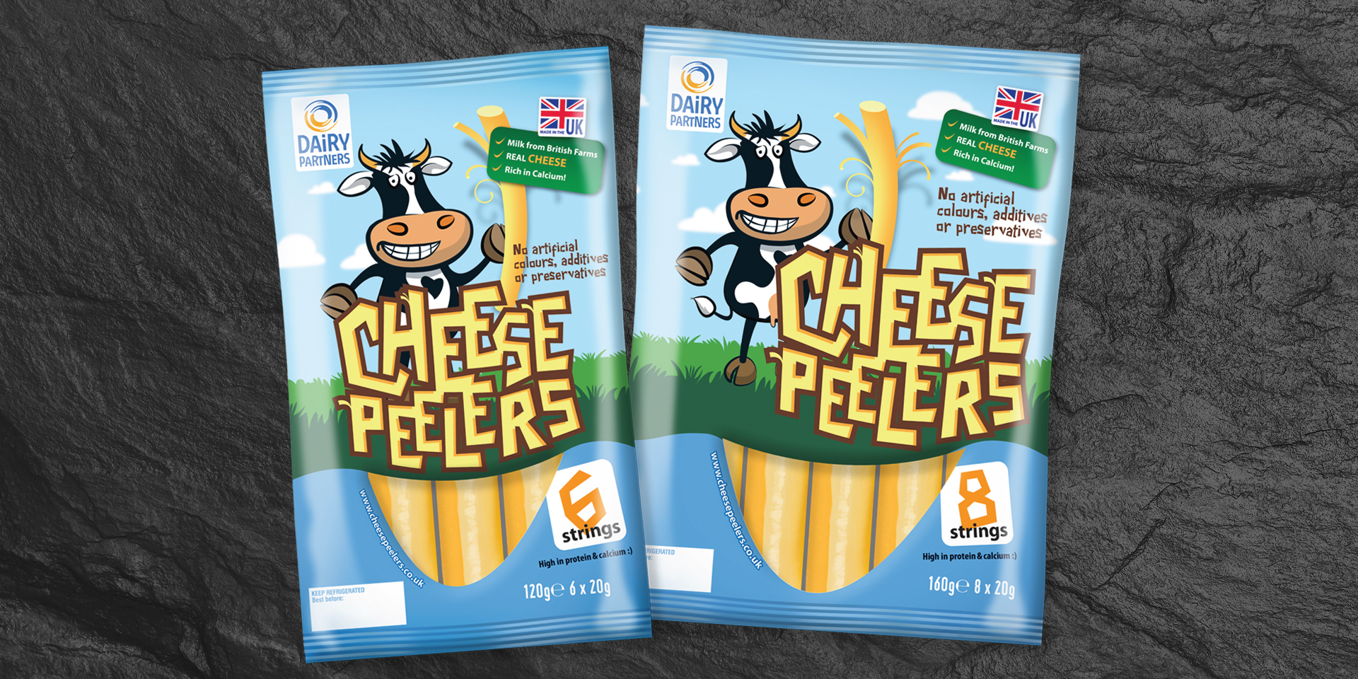 Dairy Partners Cheese Peelers Packaging Design
