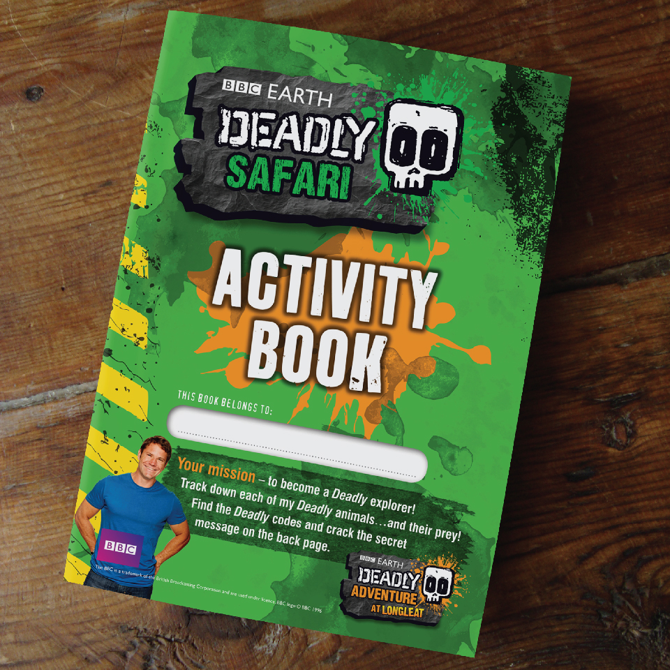 Deadly Adventure at Longleat Activity Book Steve Backshall