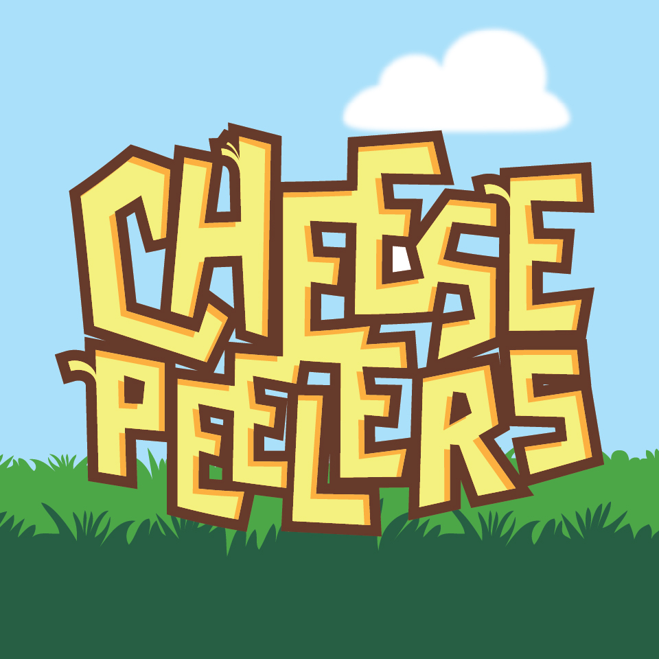 Cheese Peelers typography