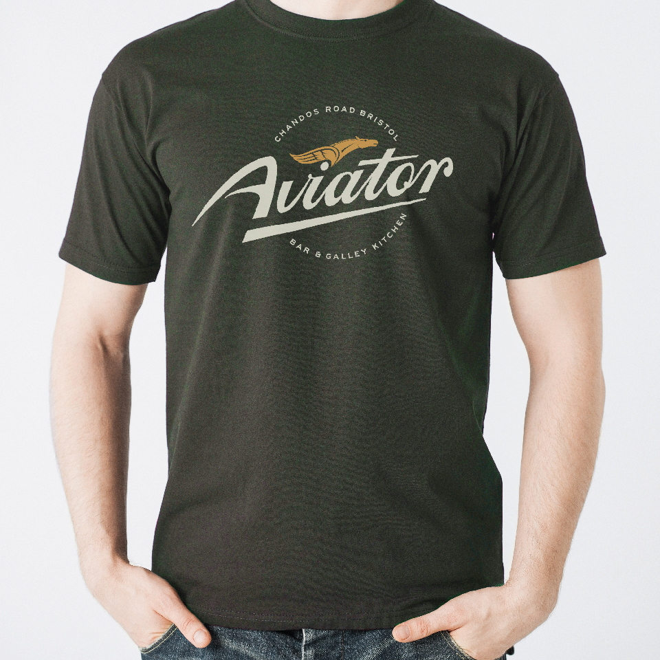 Aviator Bar T Shirt Design