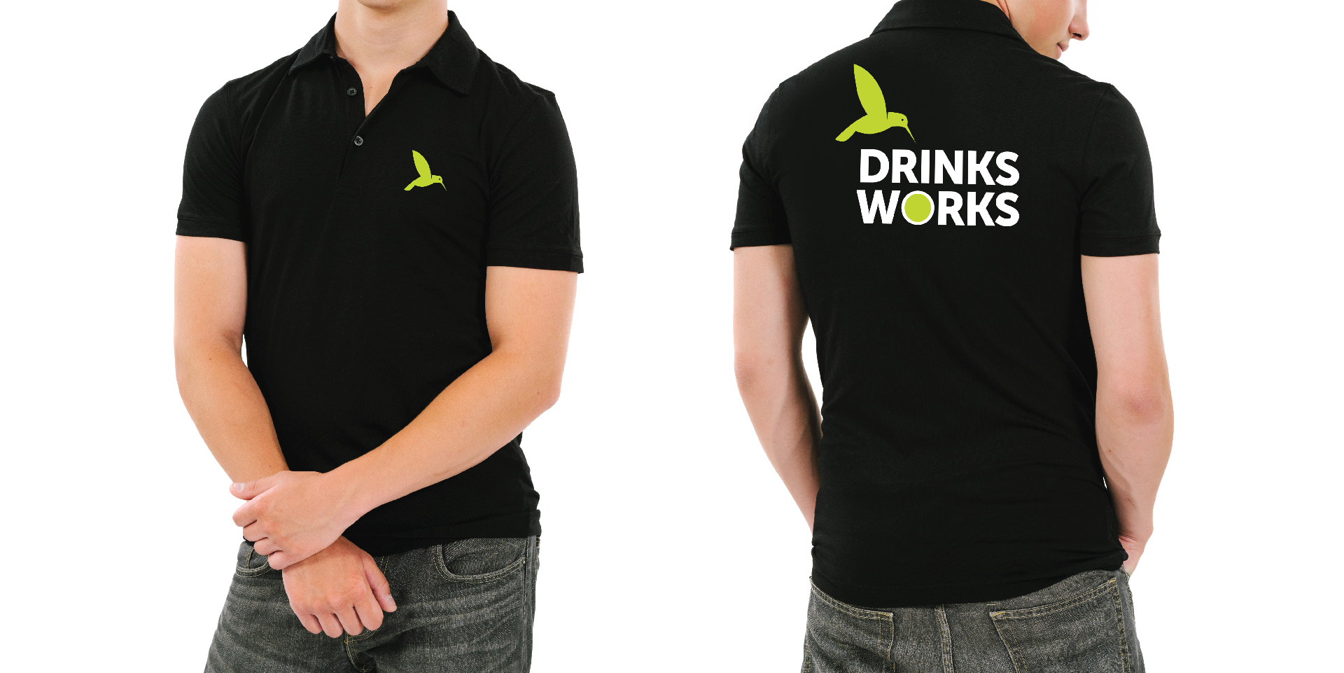 Drinksworks branded clothing design