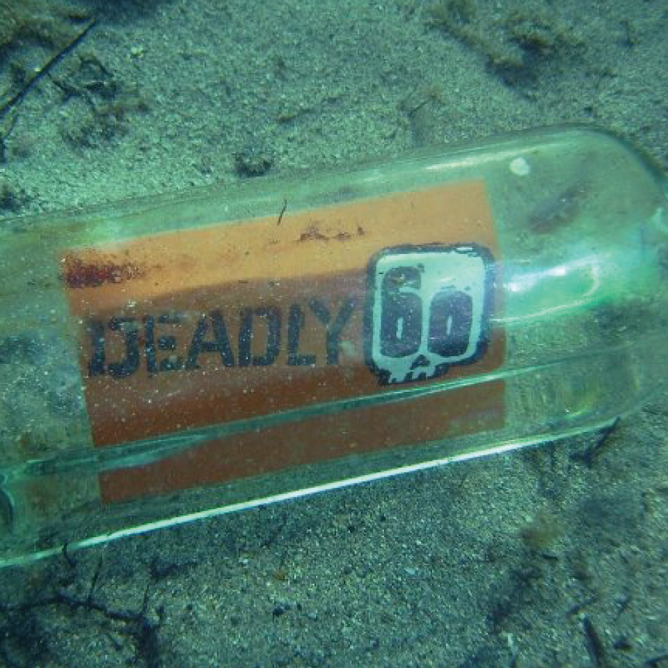 Deadly 60 underwater in bottle