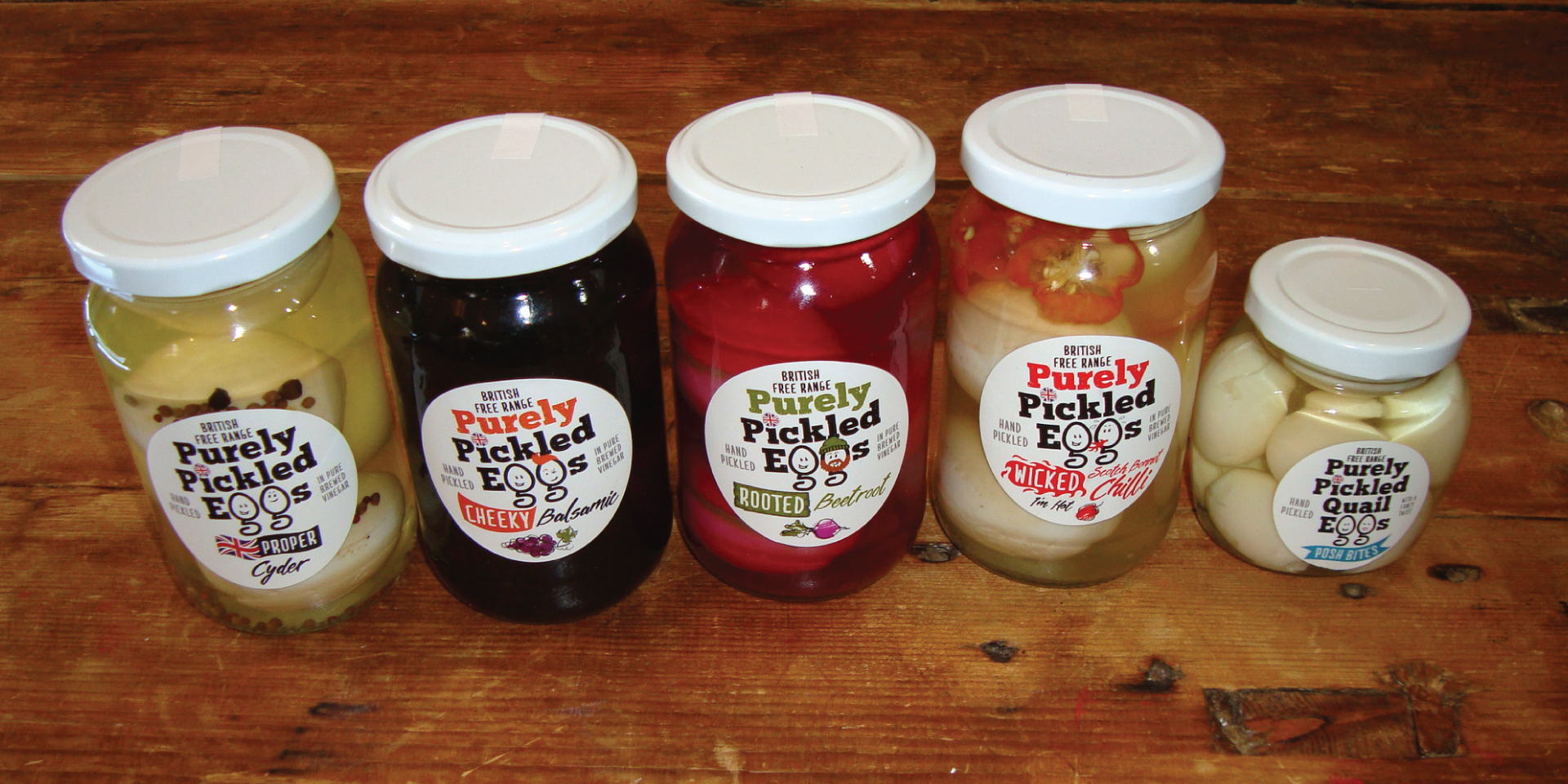 Purely Pickled Eggs Packaging Design