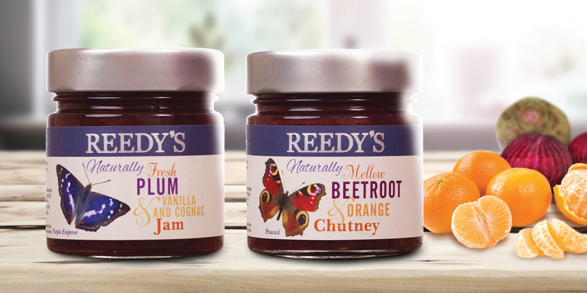 Reedy's Jam Packaging Design label design
