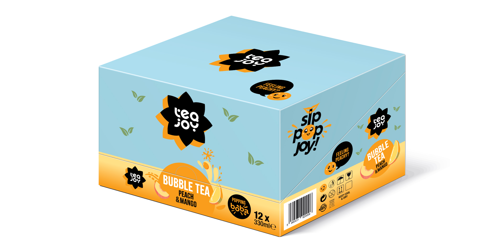 TeaJoy Outer Tray Packaging