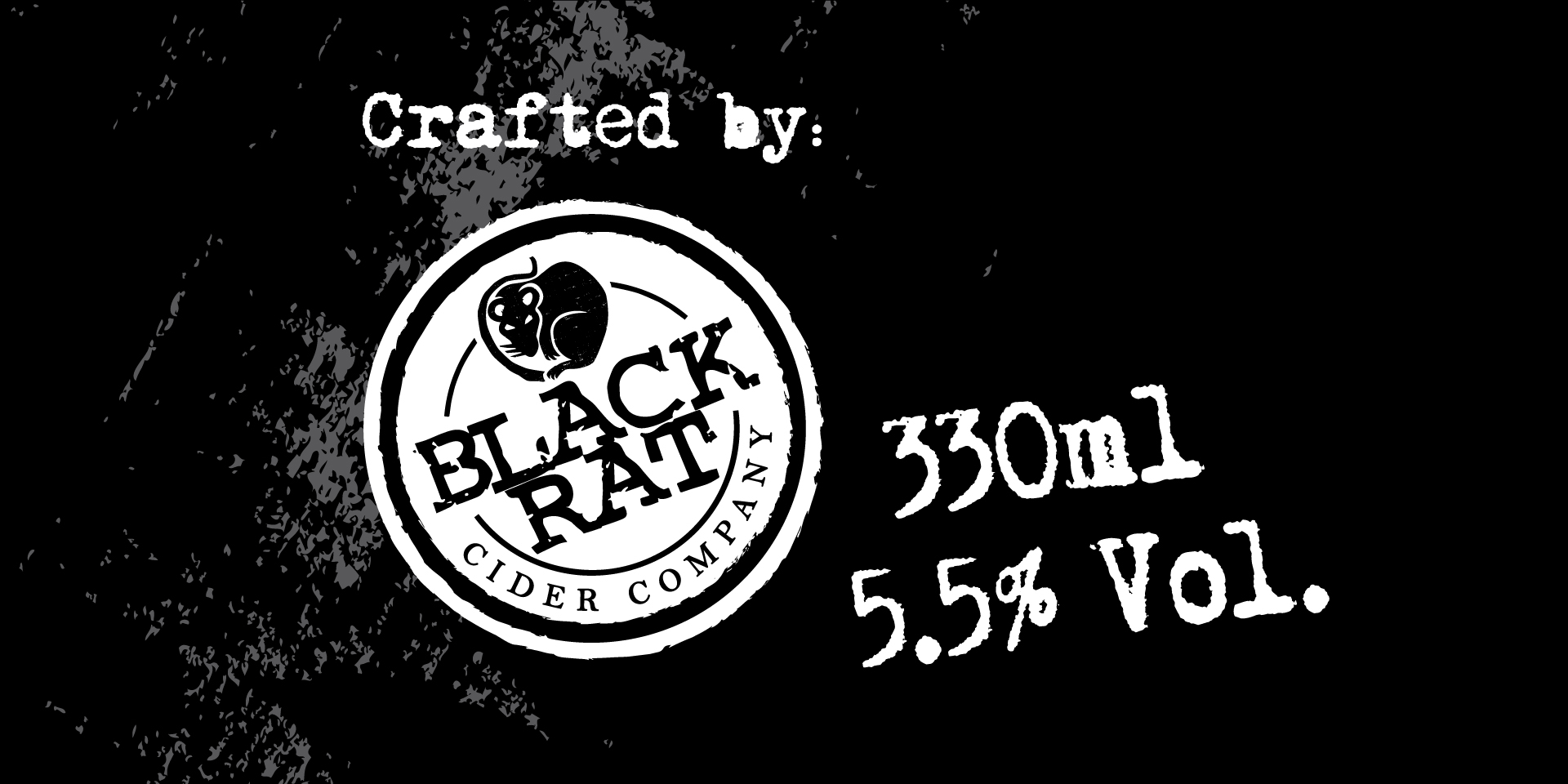 Crafted by Black Rat Cider Company